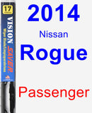 Passenger Wiper Blade for 2014 Nissan Rogue - Vision Saver