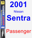 Passenger Wiper Blade for 2001 Nissan Sentra - Vision Saver