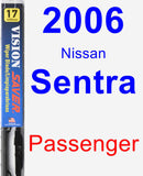 Passenger Wiper Blade for 2006 Nissan Sentra - Vision Saver