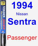 Passenger Wiper Blade for 1994 Nissan Sentra - Vision Saver