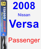 Passenger Wiper Blade for 2008 Nissan Versa - Vision Saver