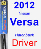 Driver Wiper Blade for 2012 Nissan Versa - Vision Saver