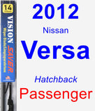 Passenger Wiper Blade for 2012 Nissan Versa - Vision Saver