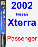 Passenger Wiper Blade for 2002 Nissan Xterra - Vision Saver