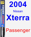 Passenger Wiper Blade for 2004 Nissan Xterra - Vision Saver