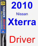 Driver Wiper Blade for 2010 Nissan Xterra - Vision Saver