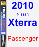 Passenger Wiper Blade for 2010 Nissan Xterra - Vision Saver