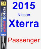 Passenger Wiper Blade for 2015 Nissan Xterra - Vision Saver