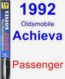 Passenger Wiper Blade for 1992 Oldsmobile Achieva - Vision Saver