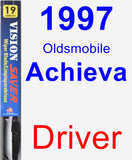 Driver Wiper Blade for 1997 Oldsmobile Achieva - Vision Saver