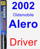 Driver Wiper Blade for 2002 Oldsmobile Alero - Vision Saver