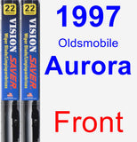 Front Wiper Blade Pack for 1997 Oldsmobile Aurora - Vision Saver