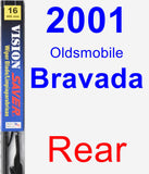 Rear Wiper Blade for 2001 Oldsmobile Bravada - Vision Saver