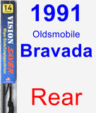 Rear Wiper Blade for 1991 Oldsmobile Bravada - Vision Saver