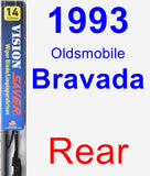 Rear Wiper Blade for 1993 Oldsmobile Bravada - Vision Saver