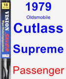 Passenger Wiper Blade for 1979 Oldsmobile Cutlass Supreme - Vision Saver