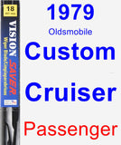 Passenger Wiper Blade for 1979 Oldsmobile Custom Cruiser - Vision Saver