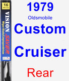 Rear Wiper Blade for 1979 Oldsmobile Custom Cruiser - Vision Saver