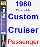 Passenger Wiper Blade for 1980 Oldsmobile Custom Cruiser - Vision Saver