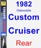 Rear Wiper Blade for 1982 Oldsmobile Custom Cruiser - Vision Saver