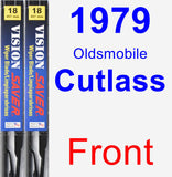 Front Wiper Blade Pack for 1979 Oldsmobile Cutlass - Vision Saver