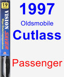 Passenger Wiper Blade for 1997 Oldsmobile Cutlass - Vision Saver