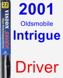 Driver Wiper Blade for 2001 Oldsmobile Intrigue - Vision Saver