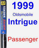 Passenger Wiper Blade for 1999 Oldsmobile Intrigue - Vision Saver