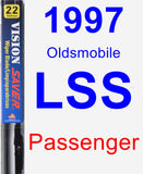 Passenger Wiper Blade for 1997 Oldsmobile LSS - Vision Saver
