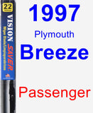 Passenger Wiper Blade for 1997 Plymouth Breeze - Vision Saver