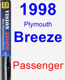 Passenger Wiper Blade for 1998 Plymouth Breeze - Vision Saver