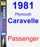 Passenger Wiper Blade for 1981 Plymouth Caravelle - Vision Saver