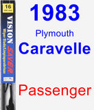 Passenger Wiper Blade for 1983 Plymouth Caravelle - Vision Saver