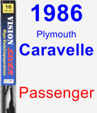 Passenger Wiper Blade for 1986 Plymouth Caravelle - Vision Saver