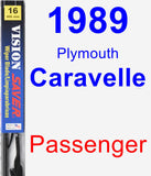 Passenger Wiper Blade for 1989 Plymouth Caravelle - Vision Saver