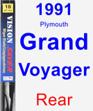 Rear Wiper Blade for 1991 Plymouth Grand Voyager - Vision Saver