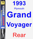 Rear Wiper Blade for 1993 Plymouth Grand Voyager - Vision Saver