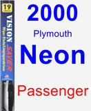 Passenger Wiper Blade for 2000 Plymouth Neon - Vision Saver