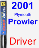 Driver Wiper Blade for 2001 Plymouth Prowler - Vision Saver