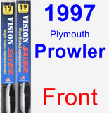 Front Wiper Blade Pack for 1997 Plymouth Prowler - Vision Saver