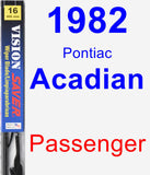 Passenger Wiper Blade for 1982 Pontiac Acadian - Vision Saver