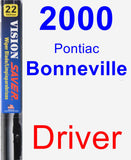 Driver Wiper Blade for 2000 Pontiac Bonneville - Vision Saver