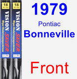 Front Wiper Blade Pack for 1979 Pontiac Bonneville - Vision Saver