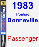 Passenger Wiper Blade for 1983 Pontiac Bonneville - Vision Saver