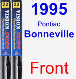 Front Wiper Blade Pack for 1995 Pontiac Bonneville - Vision Saver