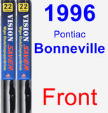 Front Wiper Blade Pack for 1996 Pontiac Bonneville - Vision Saver