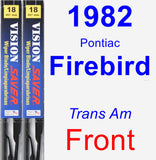 Front Wiper Blade Pack for 1982 Pontiac Firebird - Vision Saver