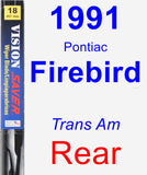 Rear Wiper Blade for 1991 Pontiac Firebird - Vision Saver