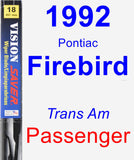 Passenger Wiper Blade for 1992 Pontiac Firebird - Vision Saver