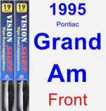 Front Wiper Blade Pack for 1995 Pontiac Grand Am - Vision Saver